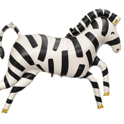 Partydeco Zebra Birthday Party Balloon