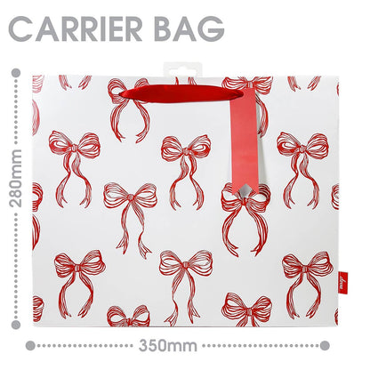 Gift Bag Carrier | Festive Bows