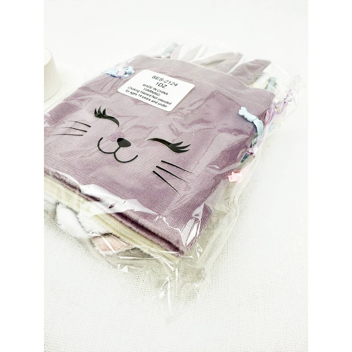 EASTER BUNNY EAR VELVET GIFT BAG