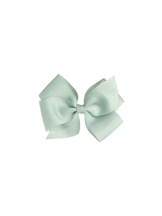 Big Bow Clip Light Grey - Winterberries