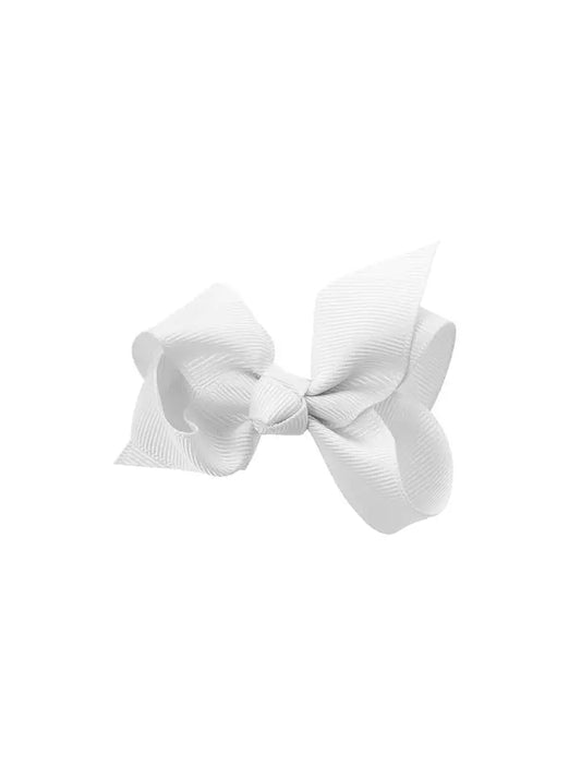 Medium Bow Clip White - Winterberries