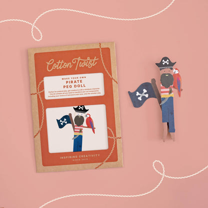 MAKE YOUR OWN PIRATE PEG DOLL
