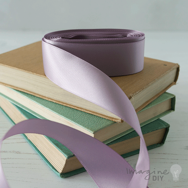 25mm Dusky Lilac Satin Ribbon - 10 Metre Roll - Winterberries