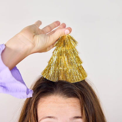 X4 MINI GOLD FRINGE PART HATS
