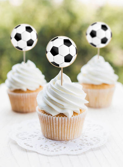 SOCCER COCKTAIL PICKS X 10 - Winterberries