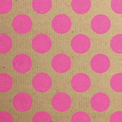 Neon Kraft Glitter Rollwrap (display box 38 rolls) Everyday - Winterberries