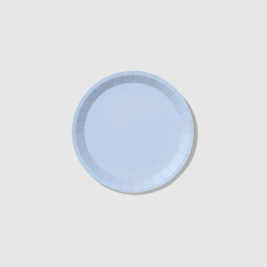 x10 Pale Blue Plates - Winterberries