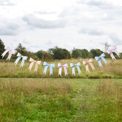 Tea Party 3D Card Bow Garland 2.5m - Winterberries
