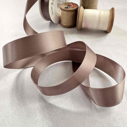 Chocolate Chip Satin Ribbon |10 Meter Rolls | Various Widths - Winterberries