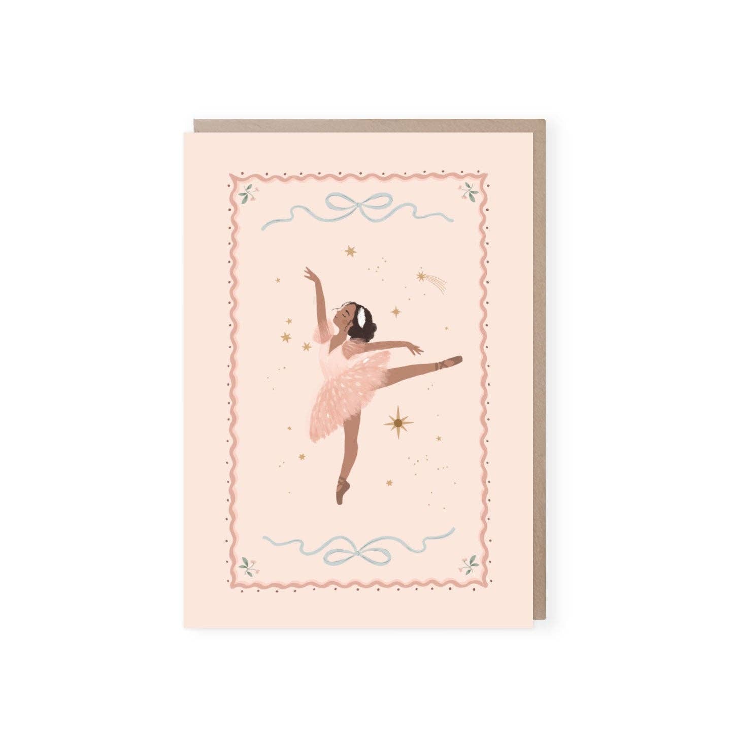 Ballerina Card - Winterberries