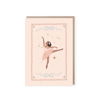 Ballerina Card - Winterberries