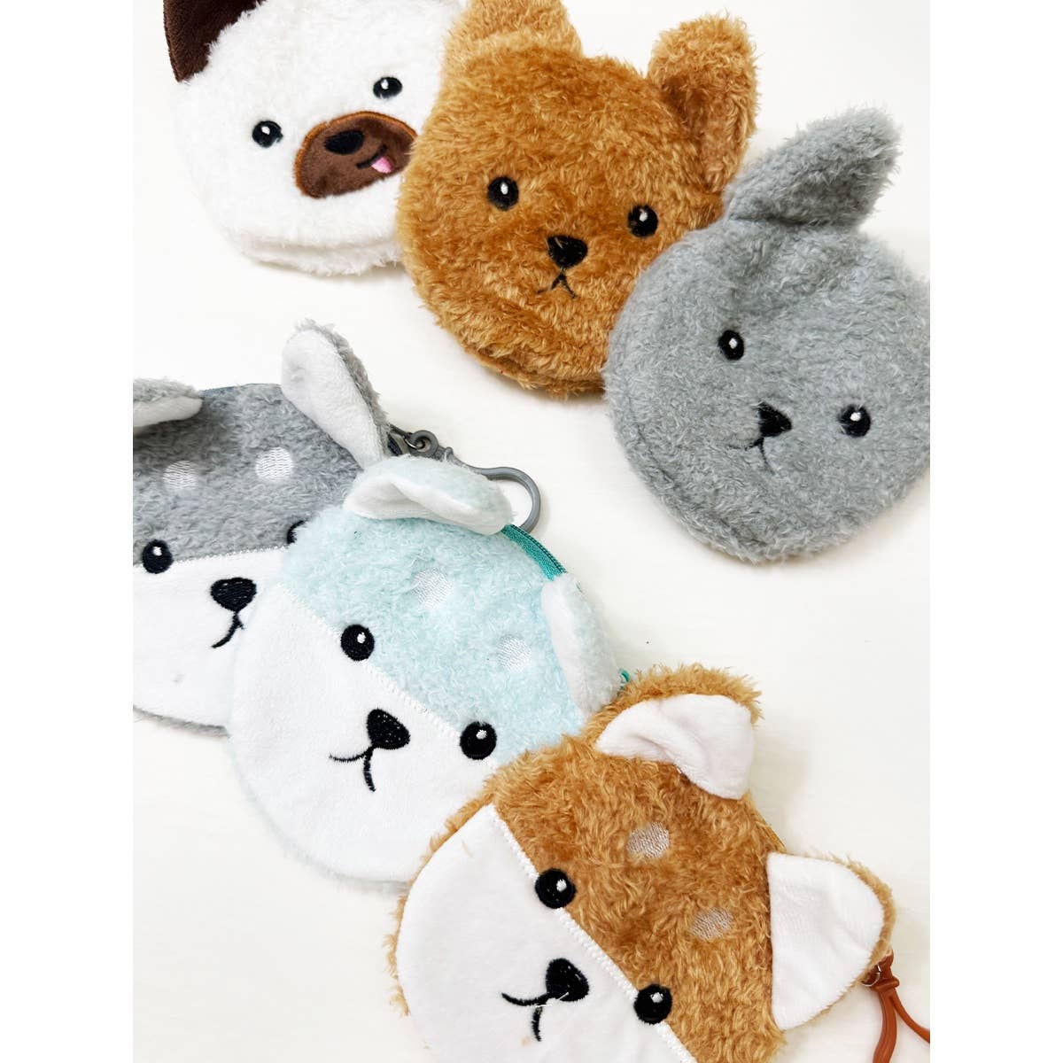 Animal Plush Coin Purse Key Chain - Winterberries