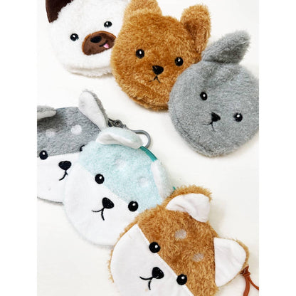 Animal Plush Coin Purse Key Chain - Winterberries