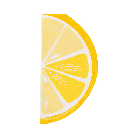 LEM1138 - Lemon Slice Dinner Napkin - Winterberries