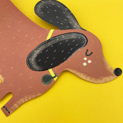 Dachshund card (PAW01)