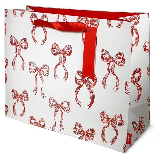 FESTIVE BOWS GIFT BAG (LARGE)