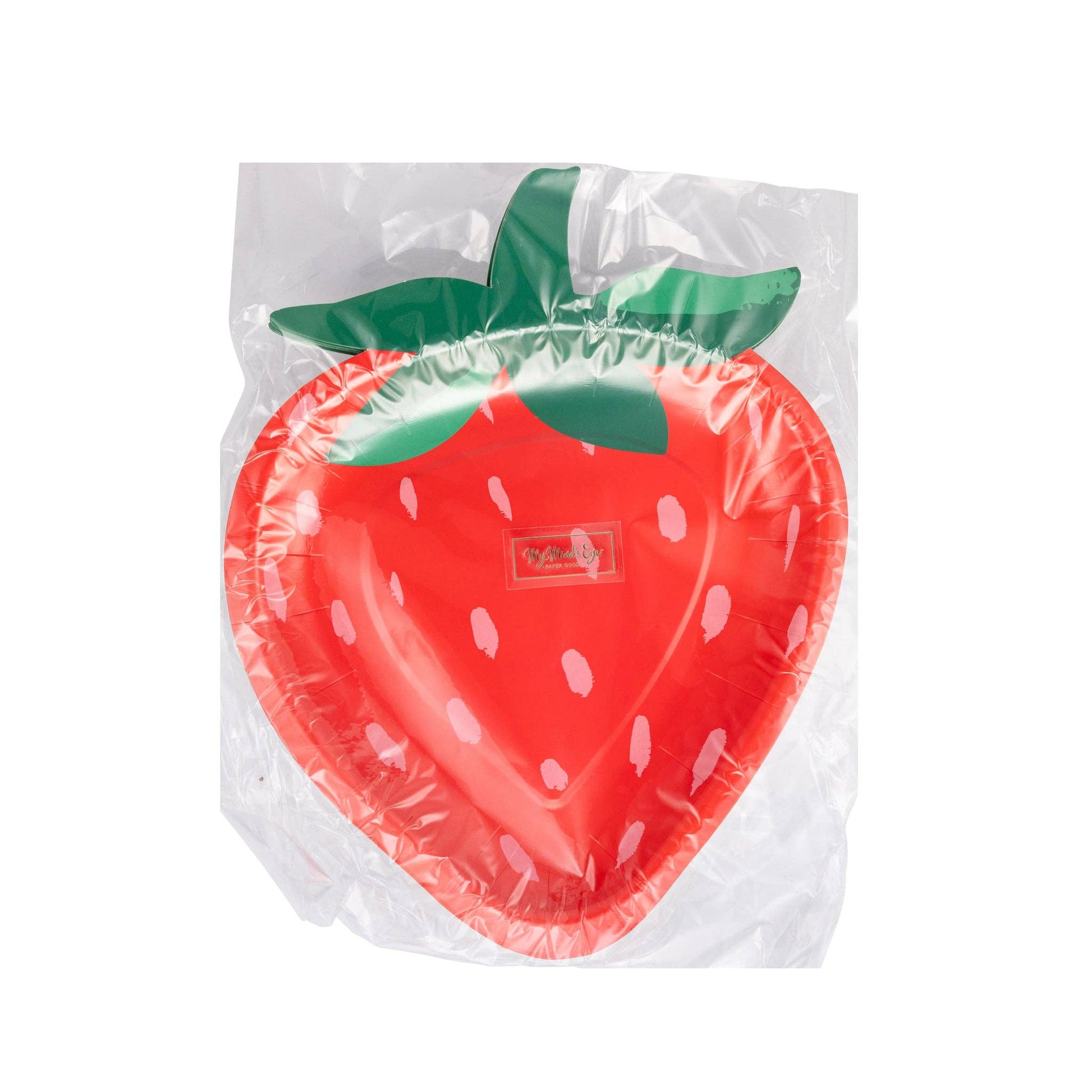 STW1140 - Strawberry Shaped Plate - Winterberries