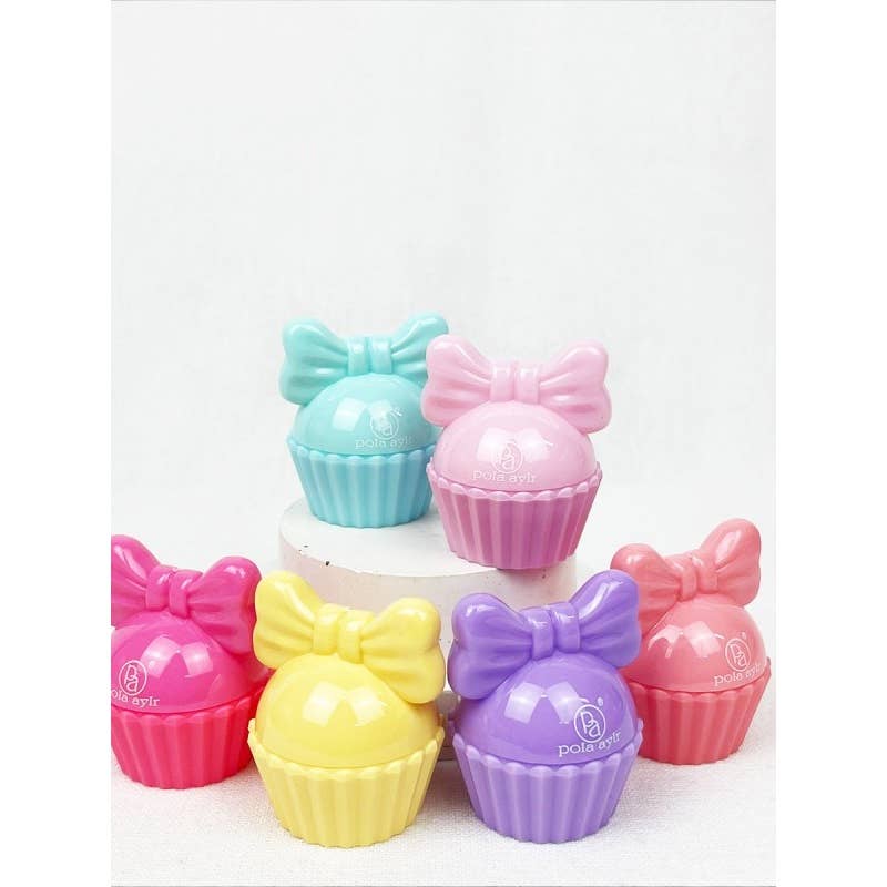 Cupcake Lip Balm with Scents - Winterberries