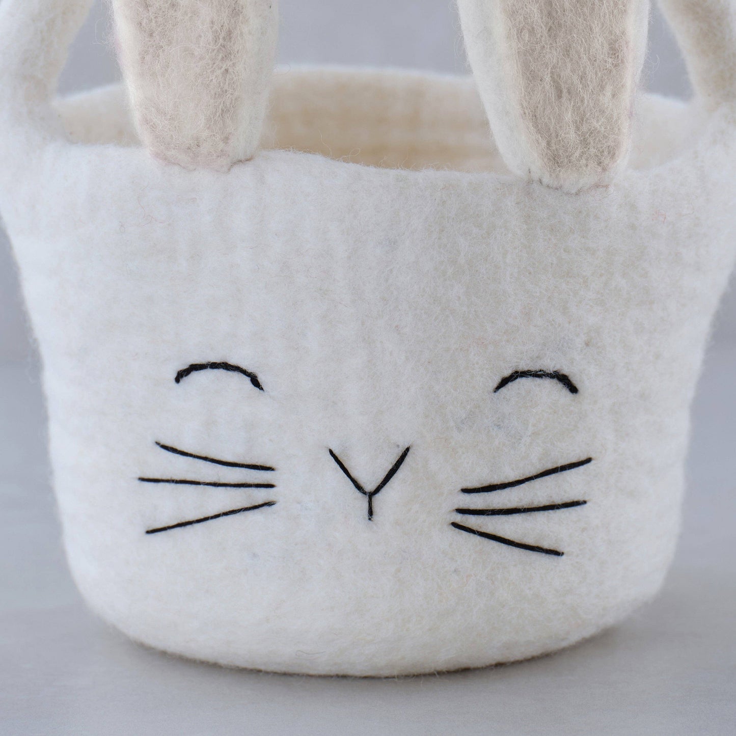 Felt Easter Bunny Basket - Winterberries