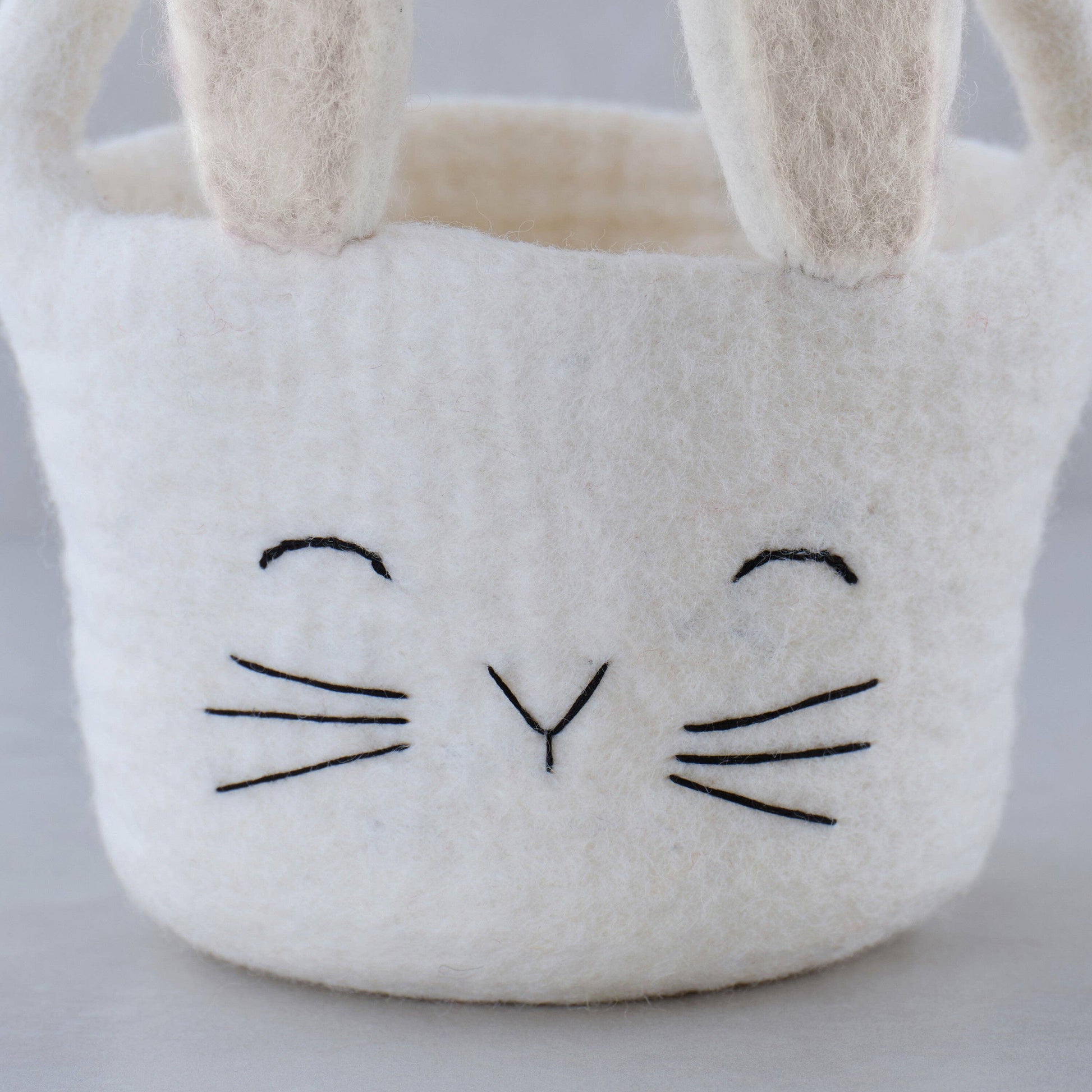 Felt Easter Bunny Basket - Winterberries