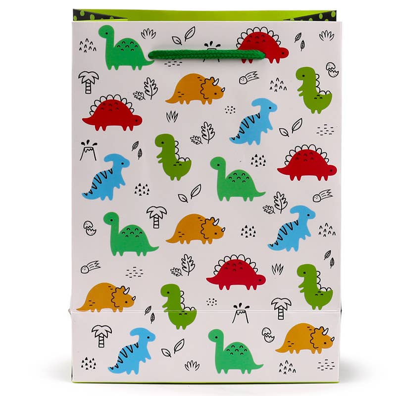 Dinosauria Jr Gift Bag - Medium - Winterberries