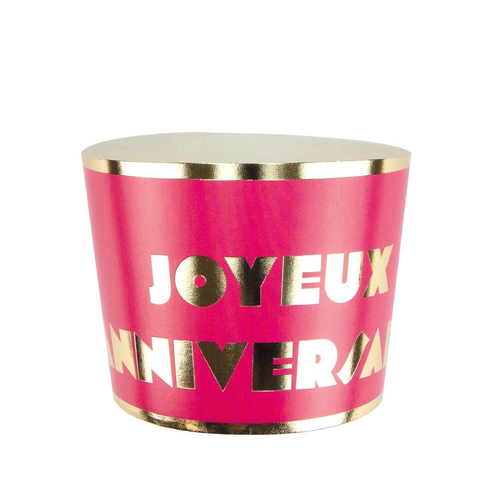 HAPPY BIRTHDAY MULTI CANDY BOXES X 8 - Winterberries