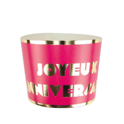 HAPPY BIRTHDAY MULTI CANDY BOXES X 8 - Winterberries