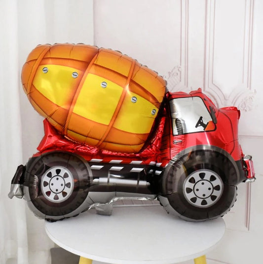 31" CEMENT MIXER TRUCK FOIL BALLOON - Winterberries
