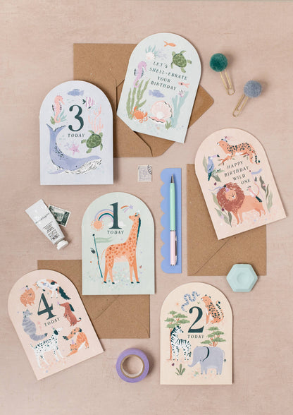 WILD ONE BIRTHDAY CARD