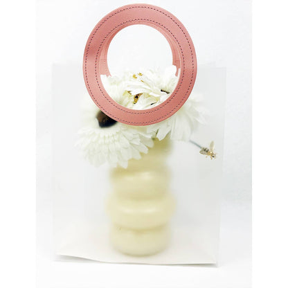 REUSABLE TRANSPARENT GIFT BAG - Winterberries