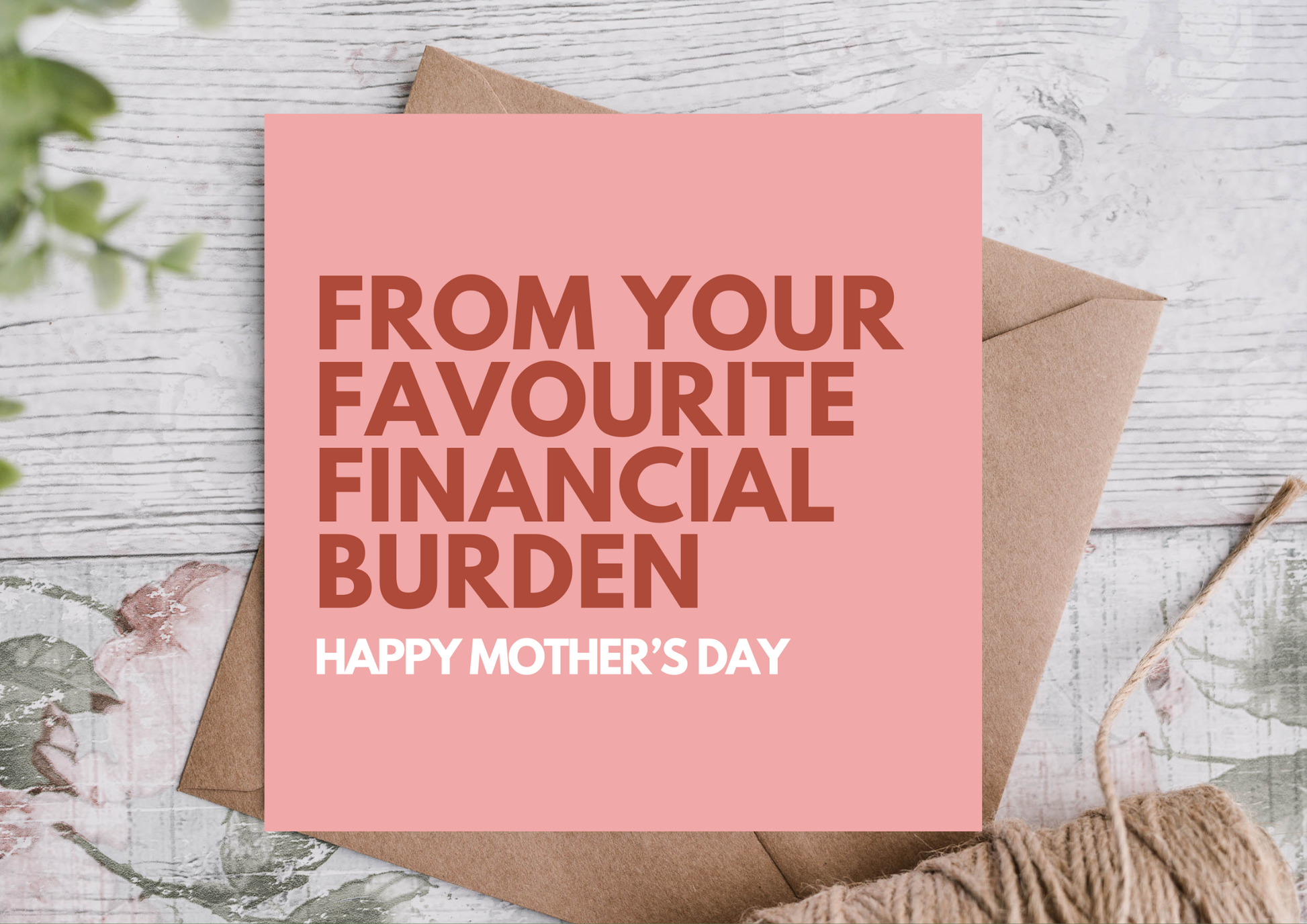 Funny Mothers Day Card - Winterberries