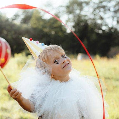 Partydeco Circus Party Hats With Pom Poms x 6