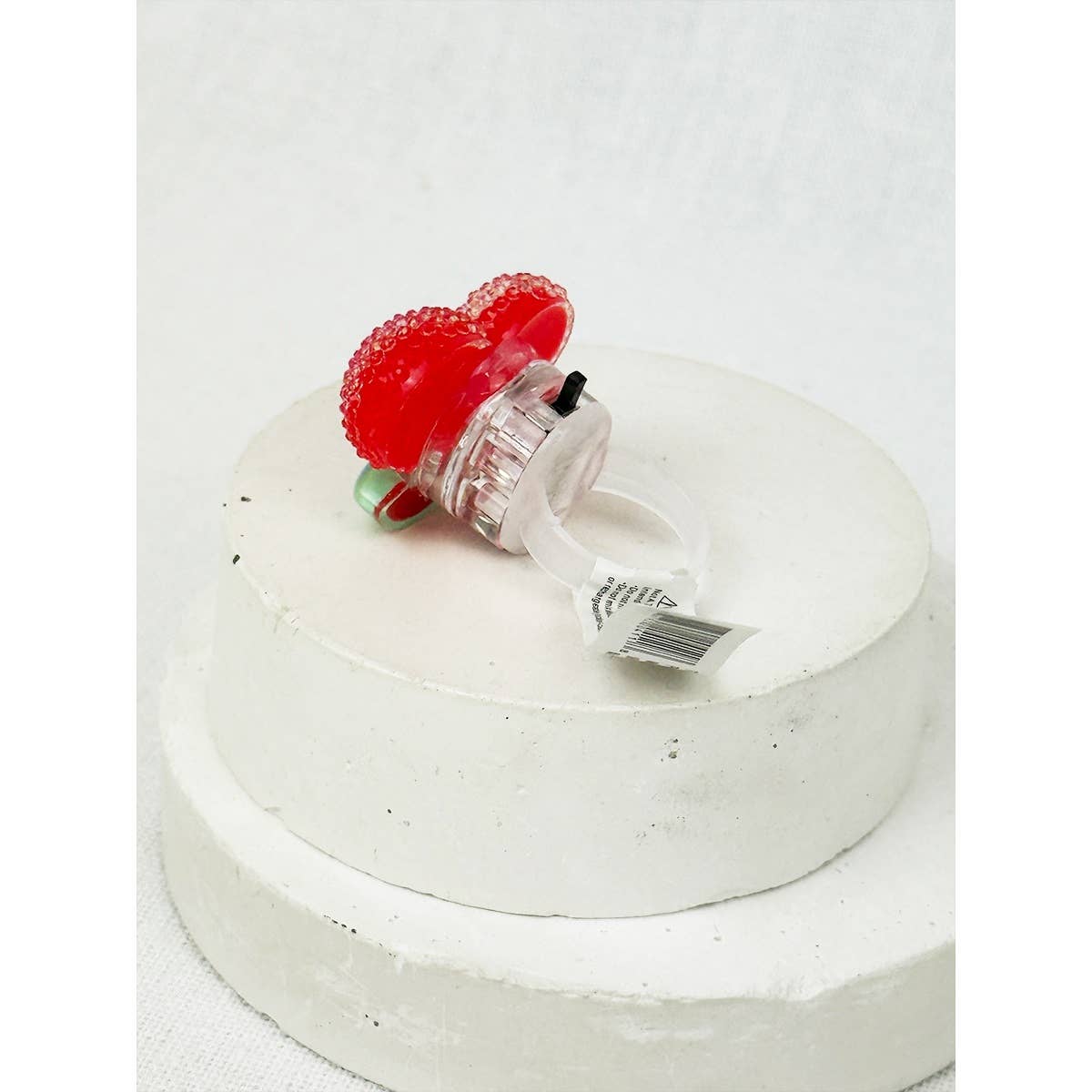 FRUIT Theme Flashing Light Party Rings - Winterberries