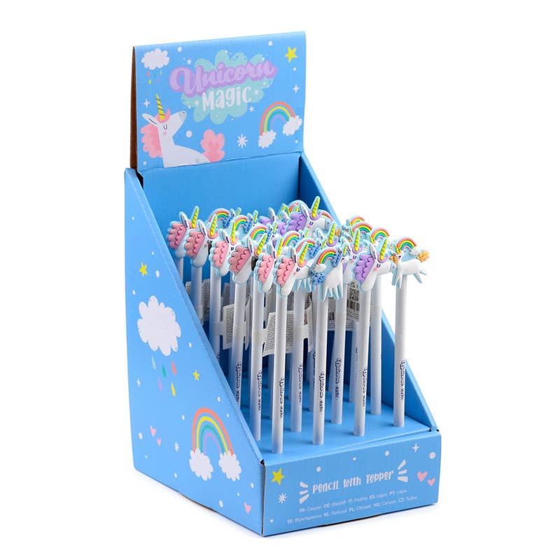 Unicorn Magic Pencil with PVC Topper - Winterberries