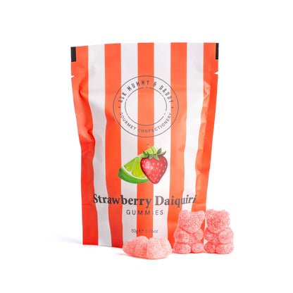 ASK MUMMY & DADDY NON-ALCOHOLIC STRAWBERRY DAIQUIRI COCKTAIL GUMMIES 50g - Winterberries