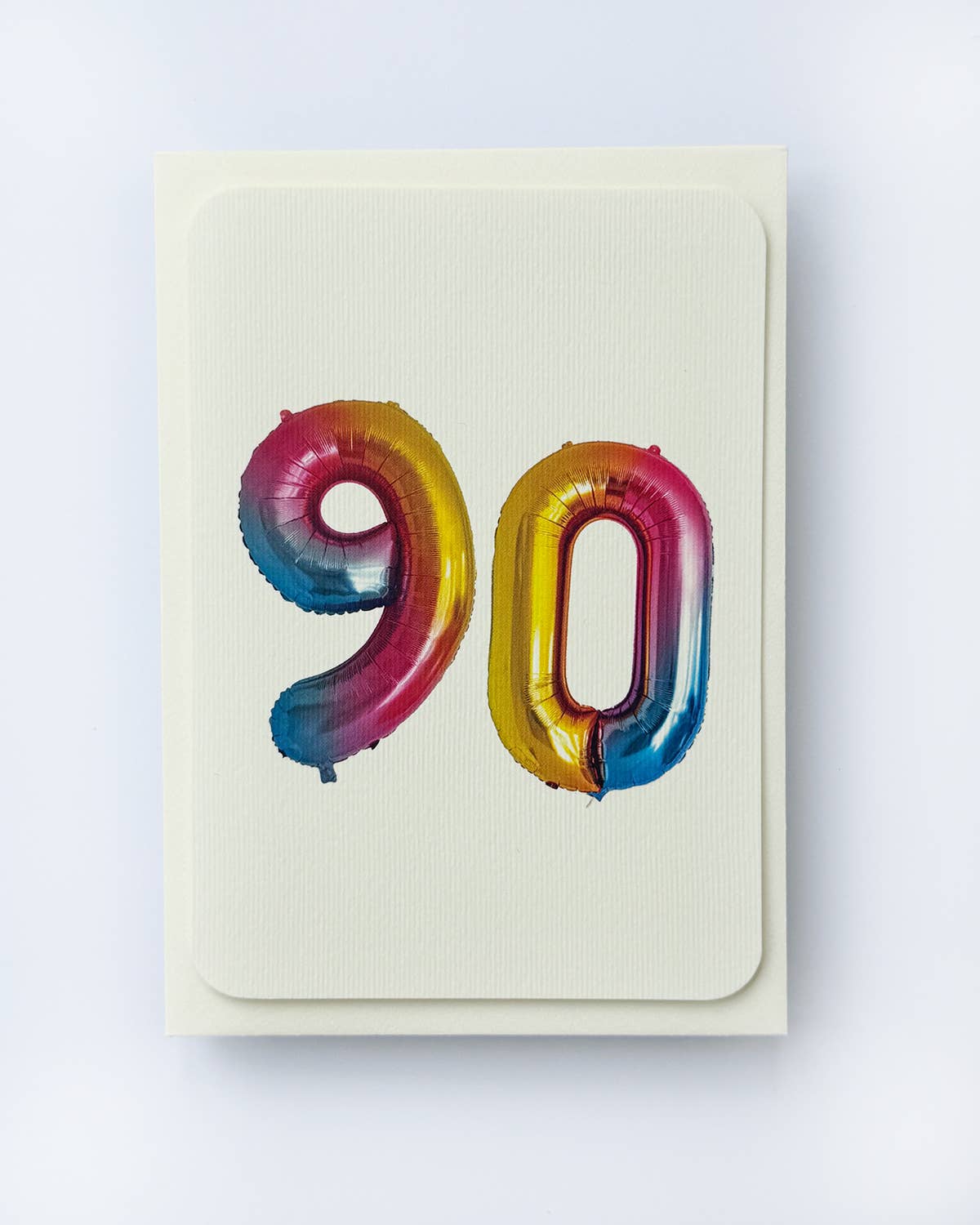 Birthday Balloon No. 90 Greeting Card | Age Cards - Winterberries