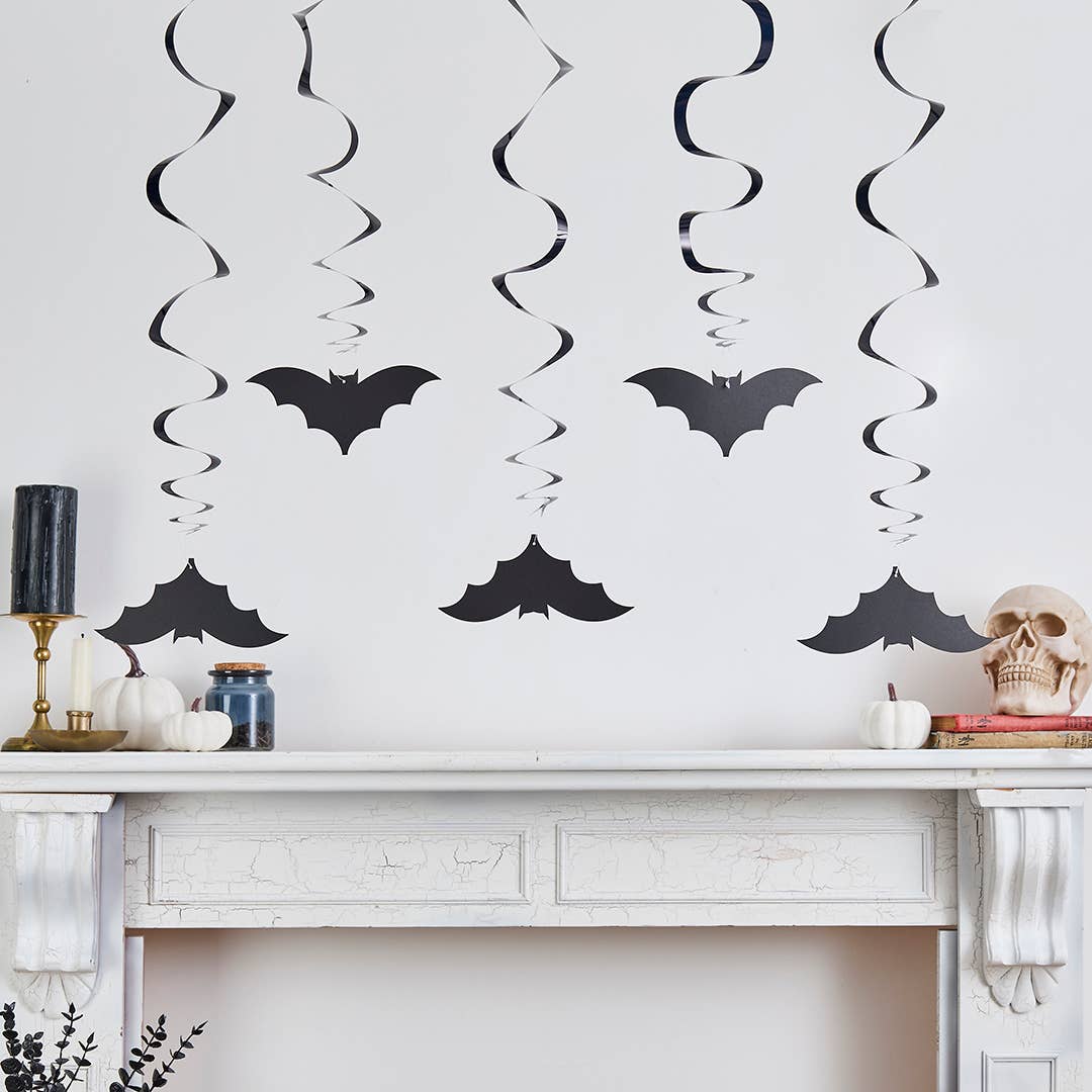 x5 BAT SWIRL DECORATIONS