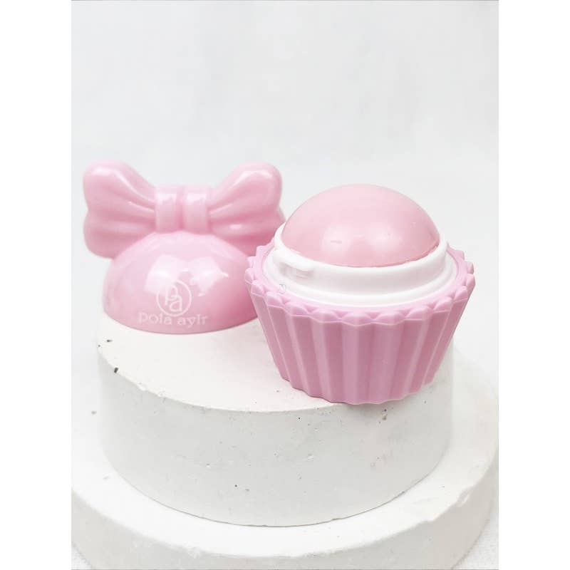 Cupcake Lip Balm with Scents - Winterberries
