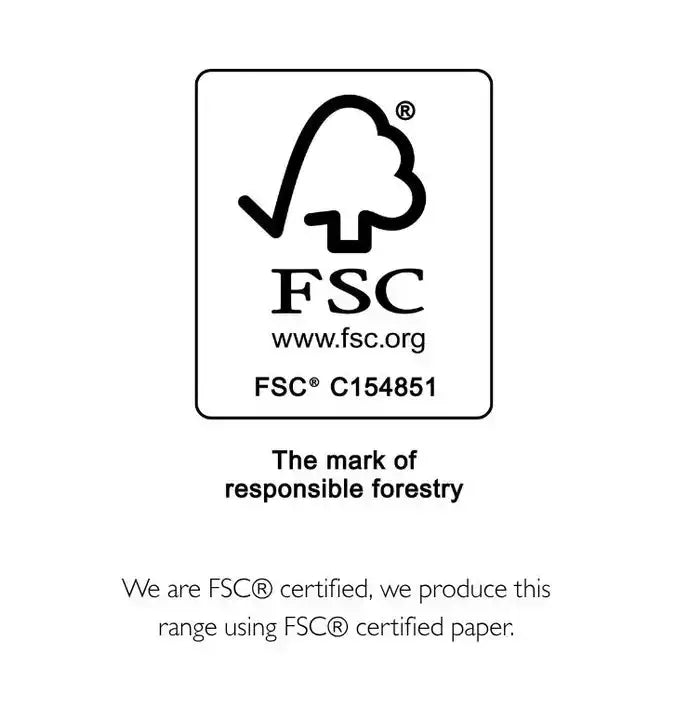 Eco-friendly Kraft wrapping paper (42 rolls) FSC™ Recyled - Winterberries