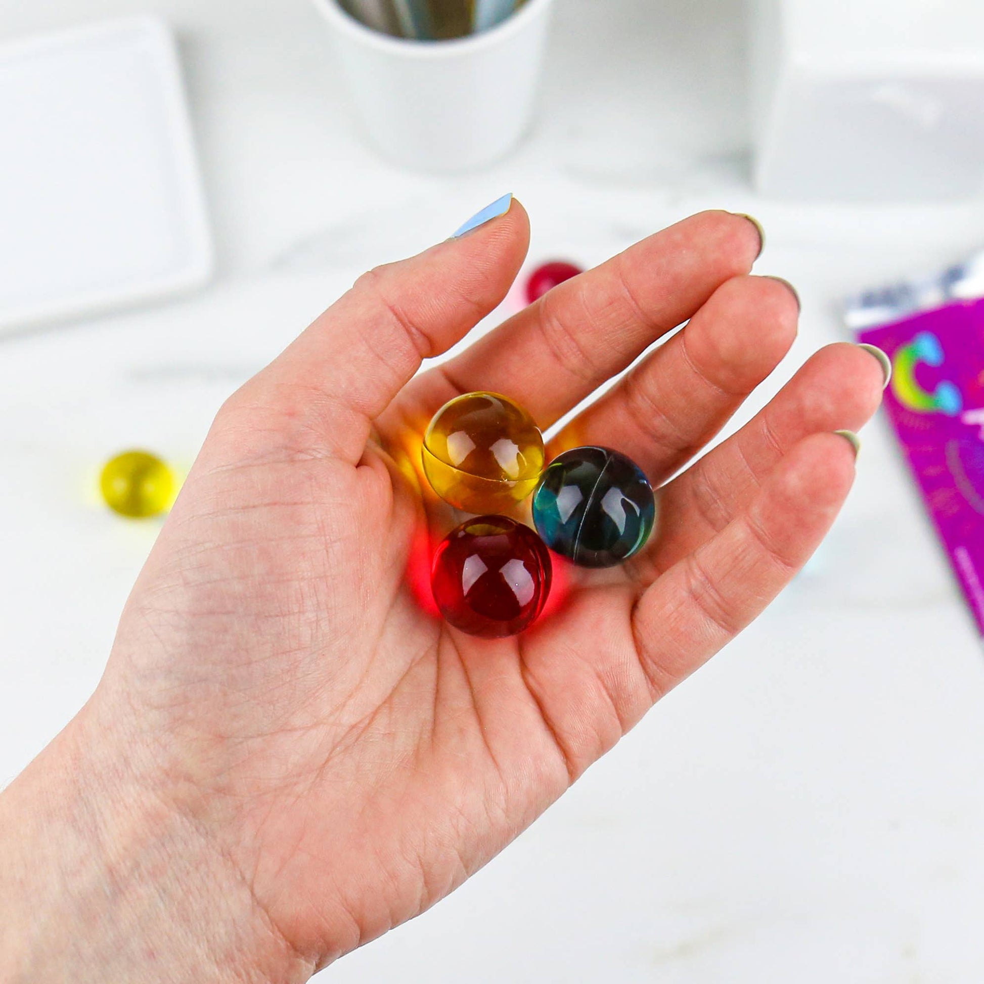 Liquid Spirit Rainbow Bath Pearls - Winterberries
