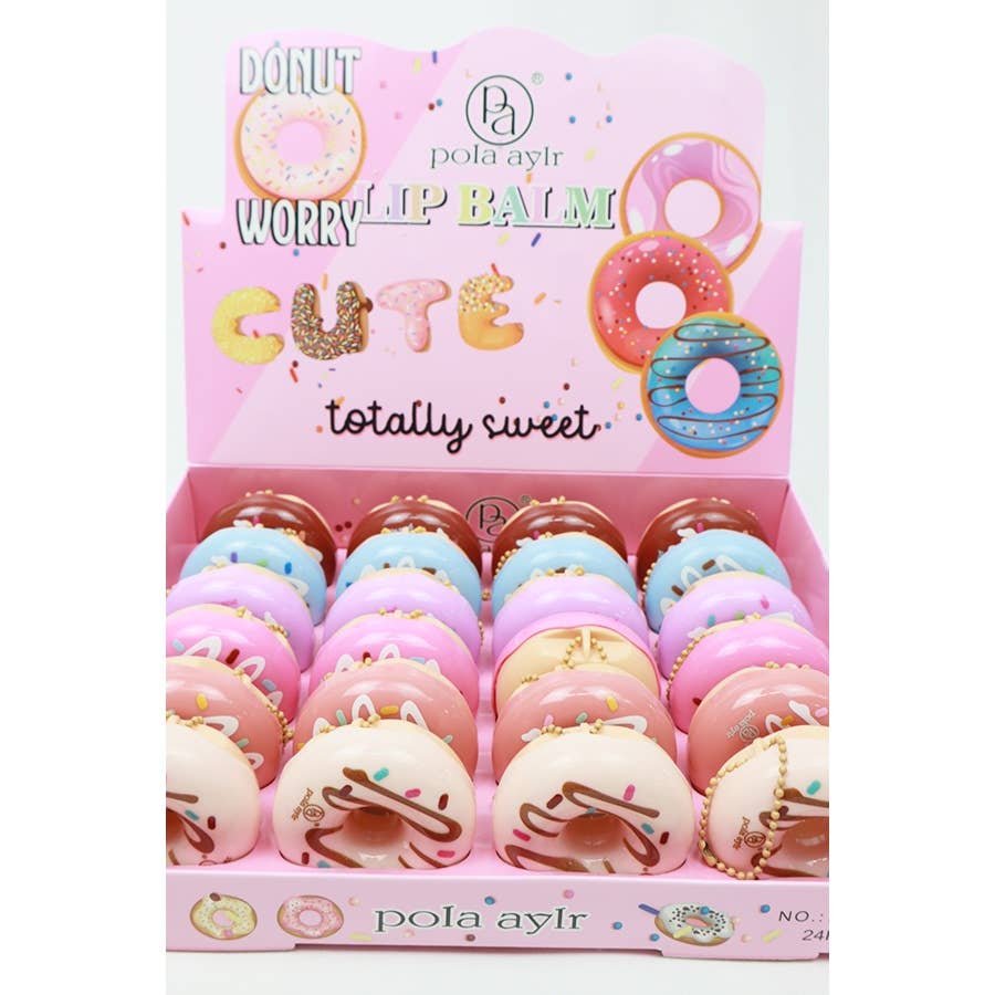 Donut Lip Balm Set - Winterberries