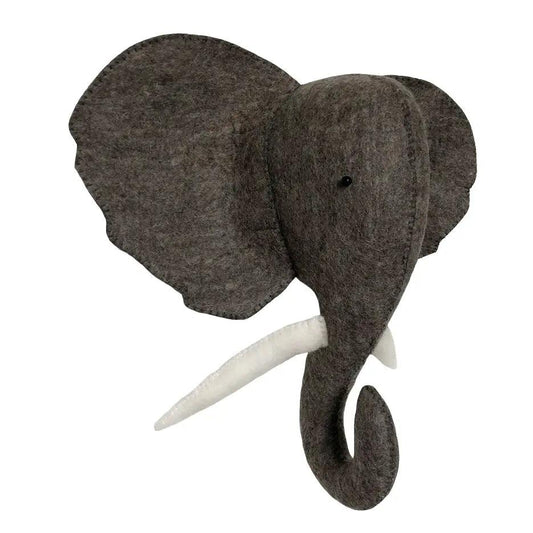 Elephant Felt Head - Winterberries
