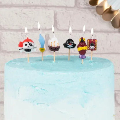 x6 Pirate Candles - Winterberries