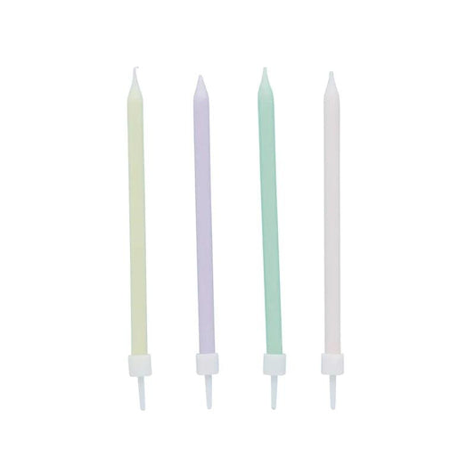 Pastel Skinny Candles x12 - Winterberries