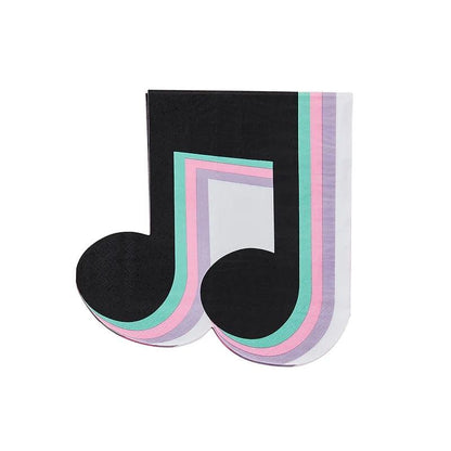 x16 Musical Note Napkins - Winterberries