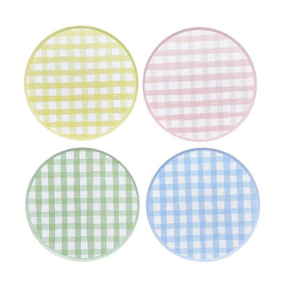 x8 Gingham Plates - Winterberries