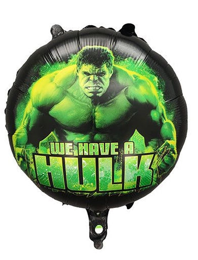 18" MARVEL THEMED BIRTHDAY DEFLATED FOIL BALLOON
