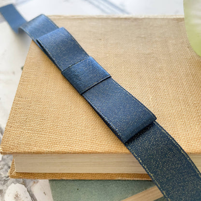 Dior Bow - Navy Sparkle - Winterberries