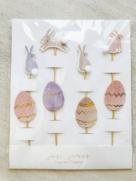 Bunny Cupcake Toppers - Winterberries