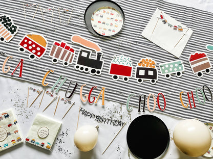 Train Banner - Winterberries